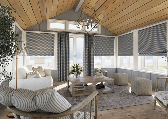 Emily Bond Jaipur, Indigo - Twist&Fit Roman Blind - Image 7